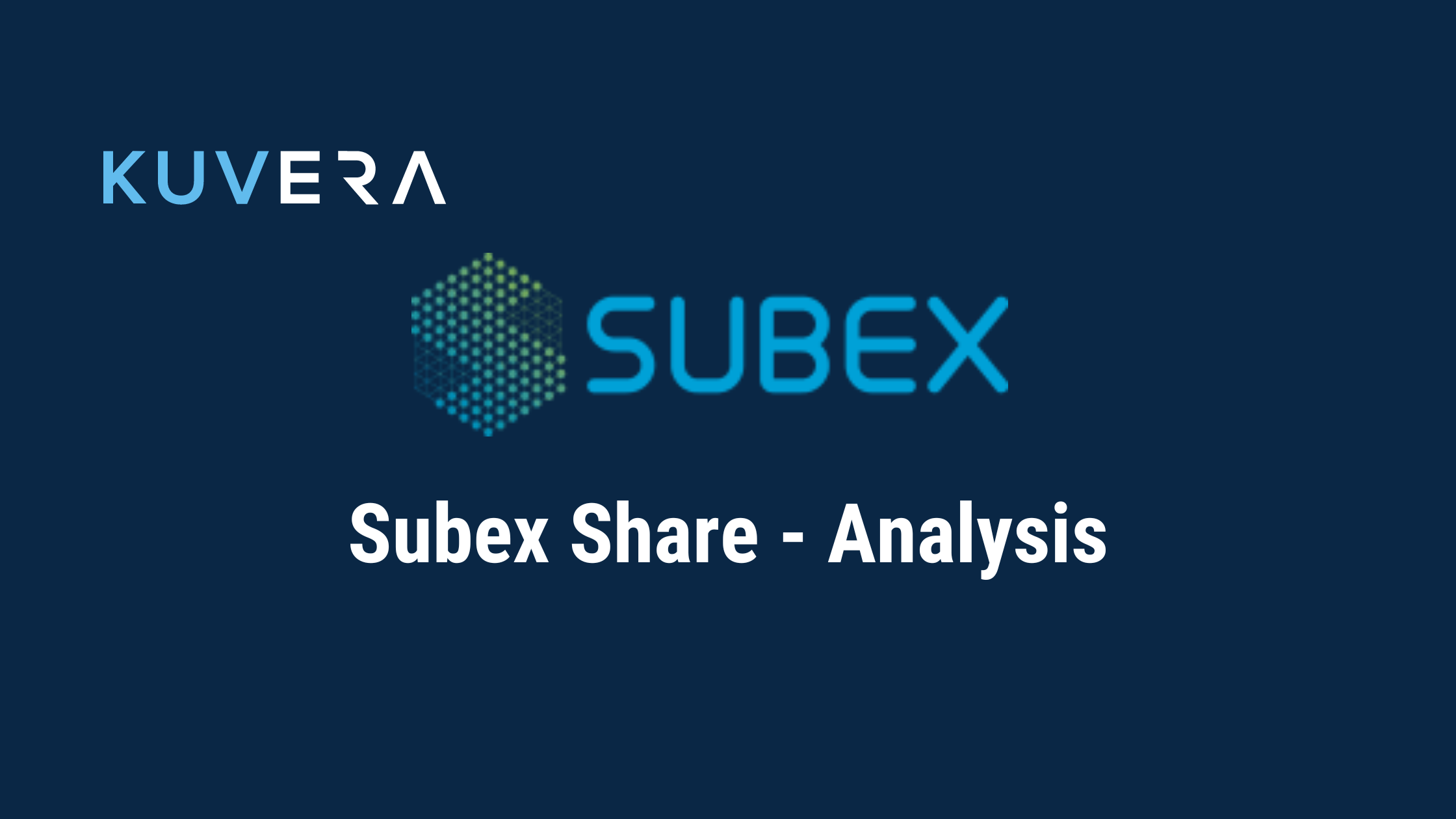 Subex Share Price Financial Stock Analysis Kuvera